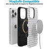 image:imageCasely iPhone 15 Pro Case  On the Dot  White Polka Dot  Bold Protective Design  Compatible with MagSafe