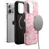 image:imageCasely iPhone 15 Pro Case  Sealed with a Kiss  Pink Lipstick  Bold Protective Design  Compatible with MagSafe