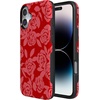 image:imageCasely iPhone 16 Case  Final Rose  Red amp Pink Floral  Bold Protective Design  MagSafe Compatible Design