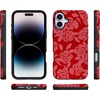 image:imageCasely iPhone 16 Case  Final Rose  Red amp Pink Floral  Bold Protective Design  MagSafe Compatible Design