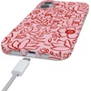 image:imageCasely iPhone 16 Case  Vibe Check  Pink Checkerboard  Compatible with MagSafe  Classic Ultra Slim DesignBlush Garden  Floral Doodle