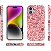 image:imageCasely iPhone 16 Case  Vibe Check  Pink Checkerboard  Compatible with MagSafe  Classic Ultra Slim DesignBlush Garden  Floral Doodle