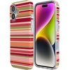 image:imageCasely iPhone 16 Case  Vibe Check  Pink Checkerboard  Compatible with MagSafe  Classic Ultra Slim DesignCitrus Stripes  Poolside Print