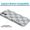 image:imageCasely iPhone 16 Case  Vibe Check  Pink Checkerboard  Compatible with MagSafe  Classic Ultra Slim DesignFit Check  Light Blue Checkerboard
