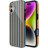 image:imageCasely iPhone 16 Case  Vibe Check  Pink Checkerboard  Compatible with MagSafe  Classic Ultra Slim DesignGo New York  Blue  Orange Stripes