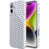 image:imageCasely iPhone 16 Case  Vibe Check  Pink Checkerboard  Compatible with MagSafe  Classic Ultra Slim DesignLovebug  Blue Hearts