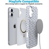 image:imageCasely iPhone 16 Case  Vibe Check  Pink Checkerboard  Compatible with MagSafe  Classic Ultra Slim DesignLovebug  Blue Hearts