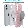 image:imageCasely iPhone 16 Case  Vibe Check  Pink Checkerboard  Compatible with MagSafe  Classic Ultra Slim DesignSealed with a Kiss  Pink Lipstick