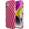 image:imageCasely iPhone 16 Case  Vibe Check  Pink Checkerboard  Compatible with MagSafe  Classic Ultra Slim DesignVibe Check  Pink Checkerboard