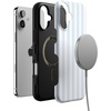 image:imageCasely iPhone 16 Plus Case  Blue Stripes  Sunday Best  Bold Protective Design  Compatible with MagSafe