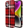 image:imageCasely iPhone 16 Plus Case  Blush Garden  Floral Doodle  Compatible with MagSafe  Classic Ultra Thin DesignAs if  Red Plaid