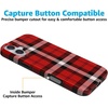 image:imageCasely iPhone 16 Plus Case  Blush Garden  Floral Doodle  Compatible with MagSafe  Classic Ultra Thin DesignAs if  Red Plaid