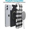 image:imageCasely iPhone 16 Plus Case  Blush Garden  Floral Doodle  Compatible with MagSafe  Classic Ultra Thin DesignCheck Me Out  Checkerboard