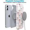 image:imageCasely iPhone 16 Plus Case  Blush Garden  Floral Doodle  Compatible with MagSafe  Classic Ultra Thin DesignCoquette Girlie  Pastel Bows