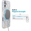 image:imageCasely iPhone 16 Plus Case  Blush Garden  Floral Doodle  Compatible with MagSafe  Classic Ultra Thin DesignCupids Canvas  Periwinkle Floral