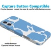 image:imageCasely iPhone 16 Plus Case  Blush Garden  Floral Doodle  Compatible with MagSafe  Classic Ultra Thin DesignCurrent MOOd  Light Blue Cow Print