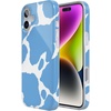 image:imageCasely iPhone 16 Plus Case  Blush Garden  Floral Doodle  Compatible with MagSafe  Classic Ultra Thin DesignCurrent MOOd  Light Blue Cow Print