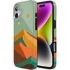 image:imageCasely iPhone 16 Plus Case  Blush Garden  Floral Doodle  Compatible with MagSafe  Classic Ultra Thin DesignEndless Peaks  Colorblock Mountain