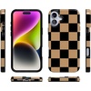 image:imageCasely iPhone 16 Plus Case  Blush Garden  Floral Doodle  Compatible with MagSafe  Classic Ultra Thin DesignFit Check  Black  Brown Checkerboard