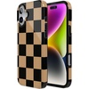 image:imageCasely iPhone 16 Plus Case  Blush Garden  Floral Doodle  Compatible with MagSafe  Classic Ultra Thin DesignFit Check  Black  Brown Checkerboard