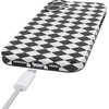 image:imageCasely iPhone 16 Plus Case  Blush Garden  Floral Doodle  Compatible with MagSafe  Classic Ultra Thin DesignHarlequin Salem Diamond  Black and White