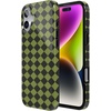 image:imageCasely iPhone 16 Plus Case  Blush Garden  Floral Doodle  Compatible with MagSafe  Classic Ultra Thin DesignHarlequin Wicked Diamond  Black and Green