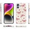image:imageCasely iPhone 16 Plus Case  Blush Garden  Floral Doodle  Compatible with MagSafe  Classic Ultra Thin DesignHeart Flutters  Butterfly