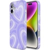 image:imageCasely iPhone 16 Plus Case  Blush Garden  Floral Doodle  Compatible with MagSafe  Classic Ultra Thin DesignLove Song  Lavender Heart