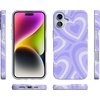 image:imageCasely iPhone 16 Plus Case  Blush Garden  Floral Doodle  Compatible with MagSafe  Classic Ultra Thin DesignLove Song  Lavender Heart