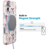 image:imageCasely iPhone 16 Plus Case  Blush Garden  Floral Doodle  Compatible with MagSafe  Classic Ultra Thin DesignLover Girlie  Pink Bows