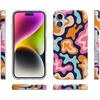 image:imageCasely iPhone 16 Plus Case  Blush Garden  Floral Doodle  Compatible with MagSafe  Classic Ultra Thin DesignMidnight Color Splash  Abstract Retro