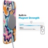 image:imageCasely iPhone 16 Plus Case  Blush Garden  Floral Doodle  Compatible with MagSafe  Classic Ultra Thin DesignMidnight Color Splash  Abstract Retro