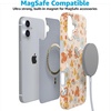 image:imageCasely iPhone 16 Plus Case  Blush Garden  Floral Doodle  Compatible with MagSafe  Classic Ultra Thin DesignMushroom Magic  Retro Floral