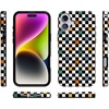 image:imageCasely iPhone 16 Plus Case  Blush Garden  Floral Doodle  Compatible with MagSafe  Classic Ultra Thin DesignOld Skool  Retro Checkerboard