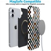 image:imageCasely iPhone 16 Plus Case  Blush Garden  Floral Doodle  Compatible with MagSafe  Classic Ultra Thin DesignOld Skool  Retro Checkerboard