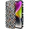 image:imageCasely iPhone 16 Plus Case  Blush Garden  Floral Doodle  Compatible with MagSafe  Classic Ultra Thin DesignOld Skool  Retro Checkerboard