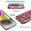 image:imageCasely iPhone 16 Plus Case  Blush Garden  Floral Doodle  Compatible with MagSafe  Classic Ultra Thin DesignPainted Flowers  Frida Kahlo Floral