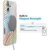 image:imageCasely iPhone 16 Plus Case  Blush Garden  Floral Doodle  Compatible with MagSafe  Classic Ultra Thin DesignRide The Wave  Pastel Rainbow Lined