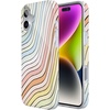 image:imageCasely iPhone 16 Plus Case  Blush Garden  Floral Doodle  Compatible with MagSafe  Classic Ultra Thin DesignRide The Wave  Pastel Rainbow Lined