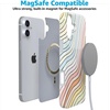 image:imageCasely iPhone 16 Plus Case  Blush Garden  Floral Doodle  Compatible with MagSafe  Classic Ultra Thin DesignRide The Wave  Pastel Rainbow Lined