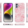 image:imageCasely iPhone 16 Plus Case  Blush Garden  Floral Doodle  Compatible with MagSafe  Classic Ultra Thin DesignSealed with a Kiss  Pink Lipstick