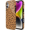 image:imageCasely iPhone 16 Plus Case  Blush Garden  Floral Doodle  Compatible with MagSafe  Classic Ultra Thin DesignSpot On  Dotted Animal Print