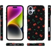 image:imageCasely iPhone 16 Plus Case  Blush Garden  Floral Doodle  Compatible with MagSafe  Classic Ultra Thin DesignSweet Revenge  Cherry Skulls