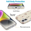 image:imageCasely iPhone 16 Plus Case  Blush Garden  Floral Doodle  Compatible with MagSafe  Classic Ultra Thin DesignTini  Kitty and Vibe Holiday
