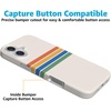 image:imageCasely iPhone 16 Plus Case  Blush Garden  Floral Doodle  Compatible with MagSafe  Classic Ultra Thin DesignTotally Groovy  Rainbow Stripes Color Block