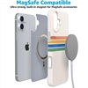 image:imageCasely iPhone 16 Plus Case  Blush Garden  Floral Doodle  Compatible with MagSafe  Classic Ultra Thin DesignTotally Groovy  Rainbow Stripes Color Block