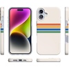 image:imageCasely iPhone 16 Plus Case  Blush Garden  Floral Doodle  Compatible with MagSafe  Classic Ultra Thin DesignTotally Groovy  Rainbow Stripes Color Block