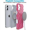 image:imageCasely iPhone 16 Plus Case  Blush Garden  Floral Doodle  Compatible with MagSafe  Classic Ultra Thin DesignVibe Check  Pink Checkerboard