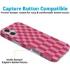 image:imageCasely iPhone 16 Plus Case  Blush Garden  Floral Doodle  Compatible with MagSafe  Classic Ultra Thin DesignVibe Check  Pink Checkerboard