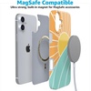 image:imageCasely iPhone 16 Plus Case  Blush Garden  Floral Doodle  Compatible with MagSafe  Classic Ultra Thin DesignWaves  Rays  Sunshine